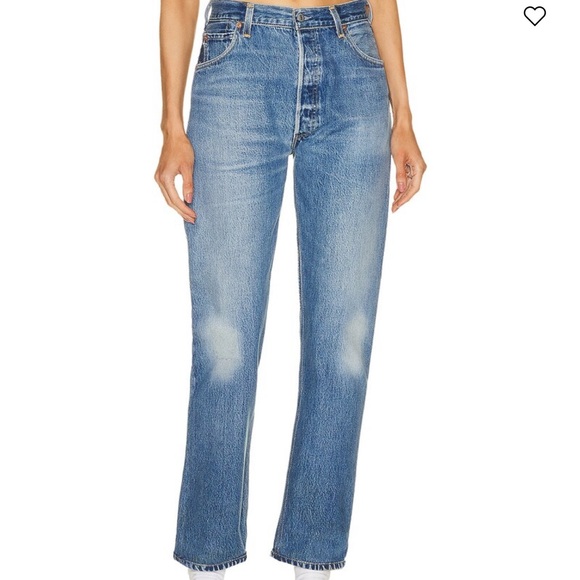 Re/Done Denim - BNWT Levi’s x REDONE indigo 70s straight jeans